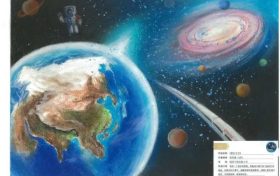 厲害！漢中這名小學(xué)生的畫作，上太空了！縮略圖