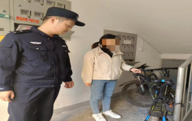 自行車“不翼而飛” 2小時(shí)找回縮略圖