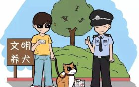 罰款300元！遛狗未拴繩，略陽(yáng)公安開出首張罰單縮略圖
